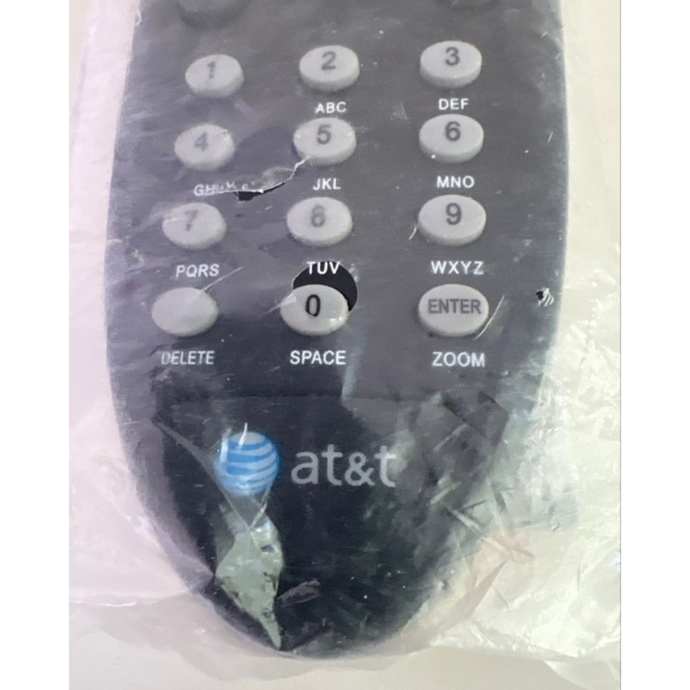 AT&T U-verse TV Standard Remote Control CY-RC105-AT Black with User Guide NEW